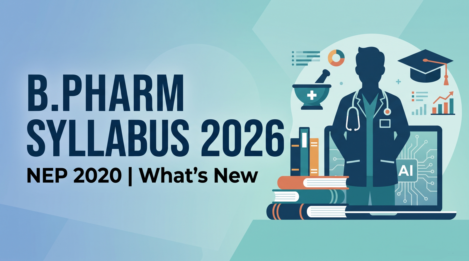 B.Pharm NEP syllabus 2026 official PCI curriculum update illustration