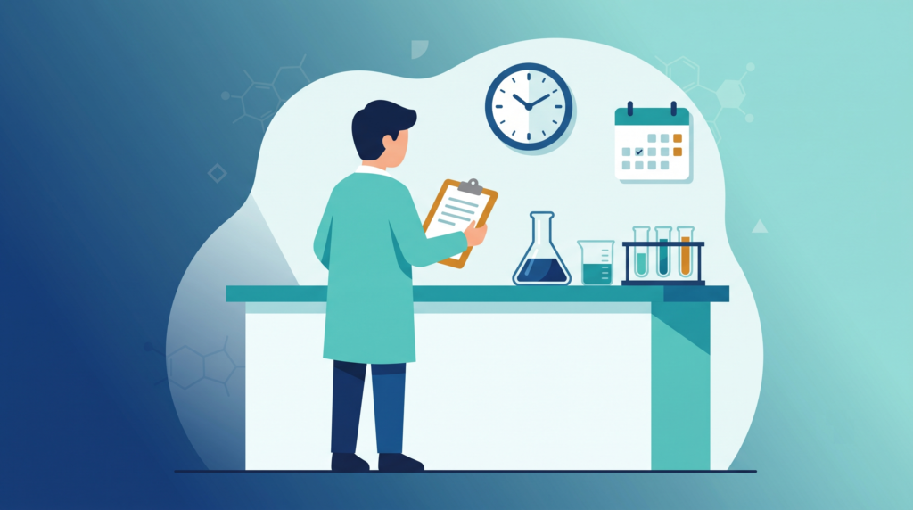 B.Pharm 2026 mandatory internship and research project industry training illustration